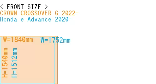 #CROWN CROSSOVER G 2022- + Honda e Advance 2020-